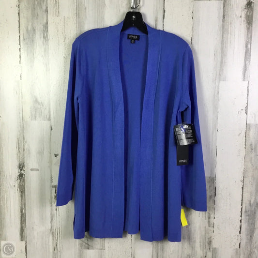 Sweater Cardigan By Jones New York In Blue, Size: M