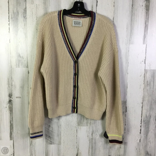 Sweater Cardigan By Scotch & Soda In Cream, Size: L