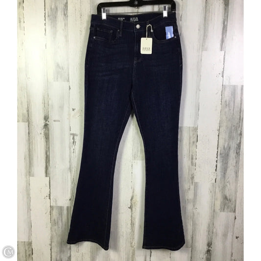 Jeans Flared By Ana In Blue Denim, Size: 10