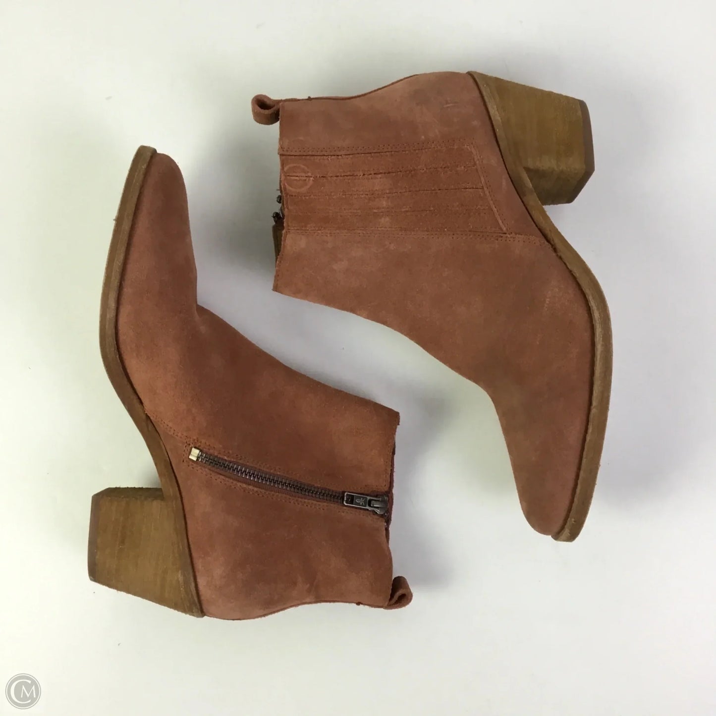 Boots Designer By Frye In Orange, Size: 10