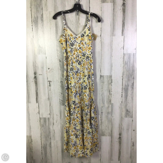 Dress Casual Midi By Joie In White & Yellow, Size: Xs