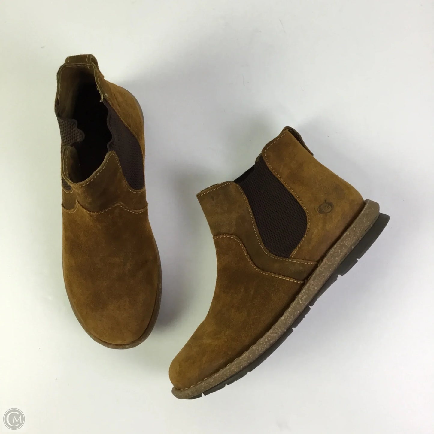 Boots Ankle Flats By Born In Brown, Size: 7.5