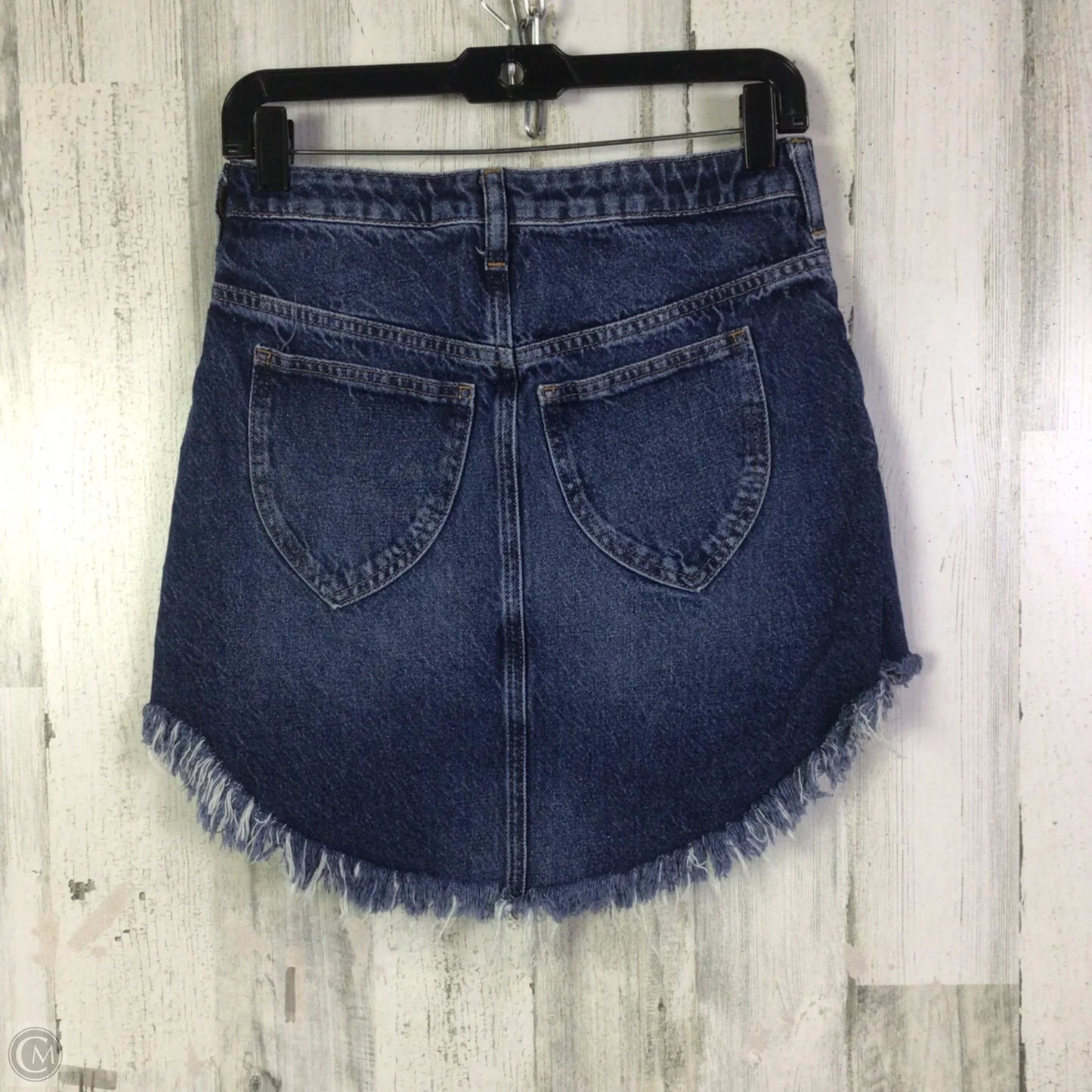 Skirt Mini & Short By We The Free In Blue Denim, Size: 2