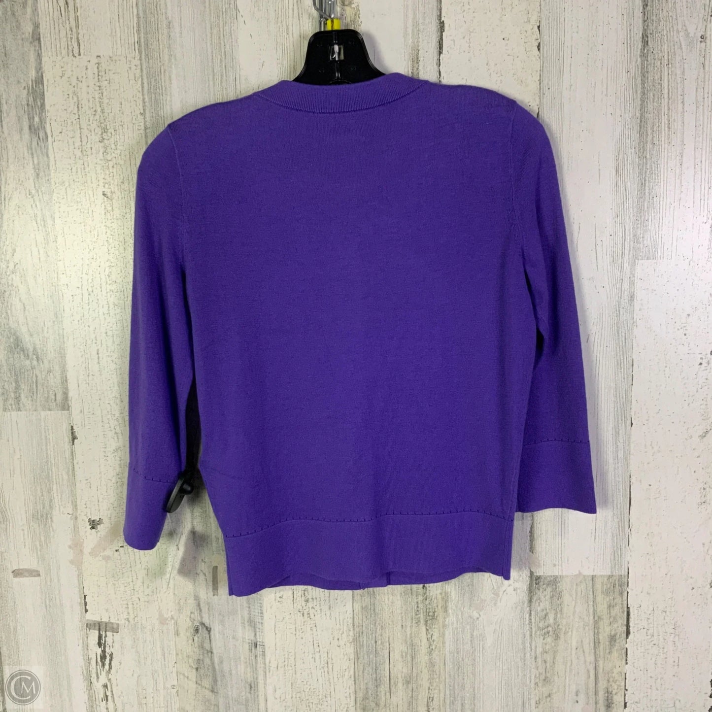 Cardigan Designer By Kate Spade In Purple, Size: Xs