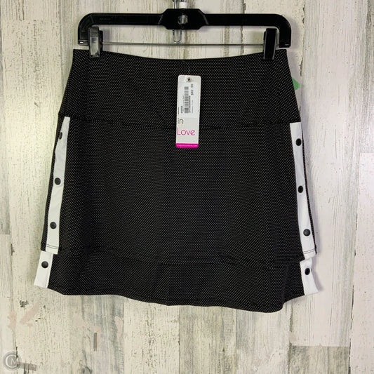 Athletic Skort By Lucky In Love In Black & White, Size: S