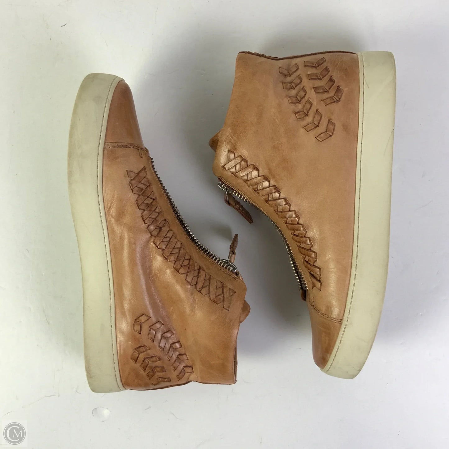 Boots Designer By Frye In Brown, Size: 10