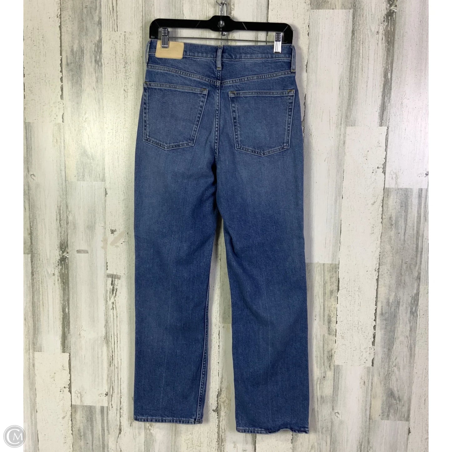 Jeans Straight By Everlane In Blue Denim, Size: 4