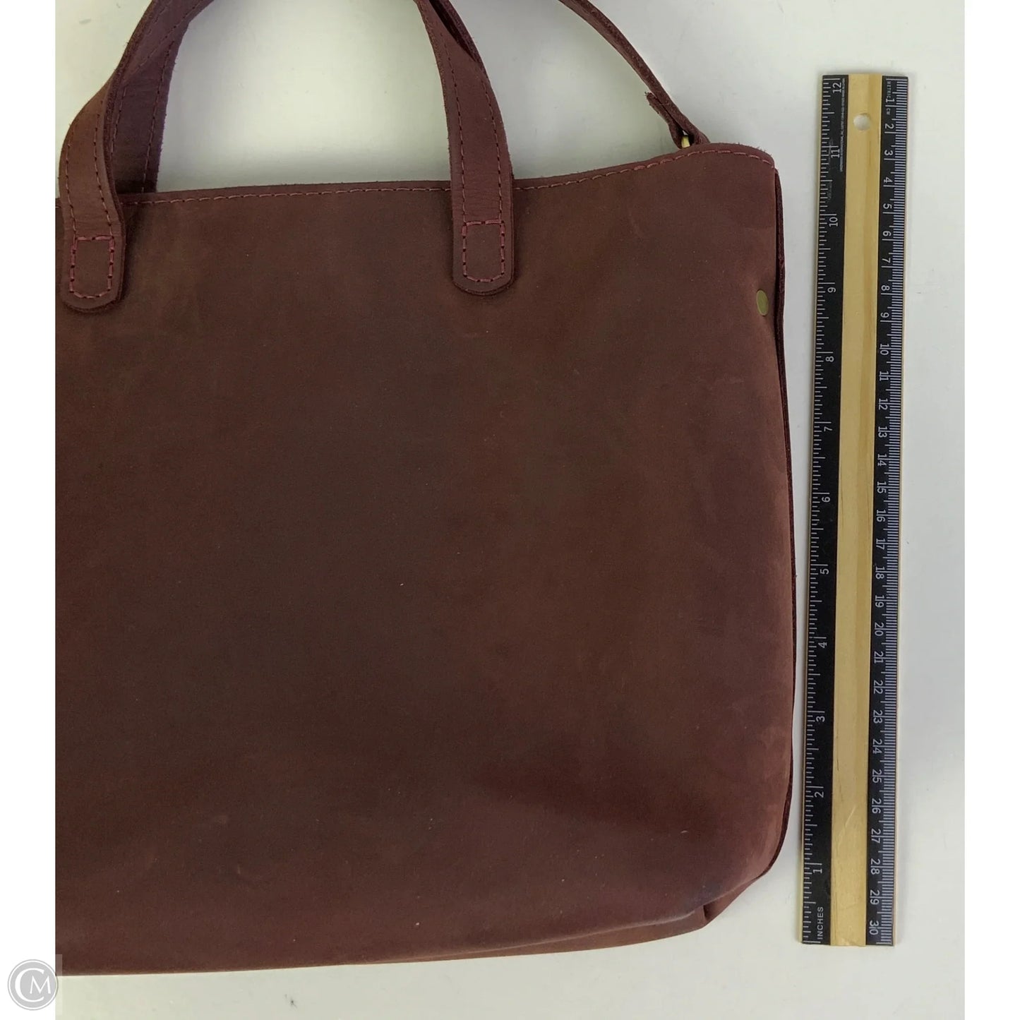 Handbag Leather By Portland Leather, Size: Medium