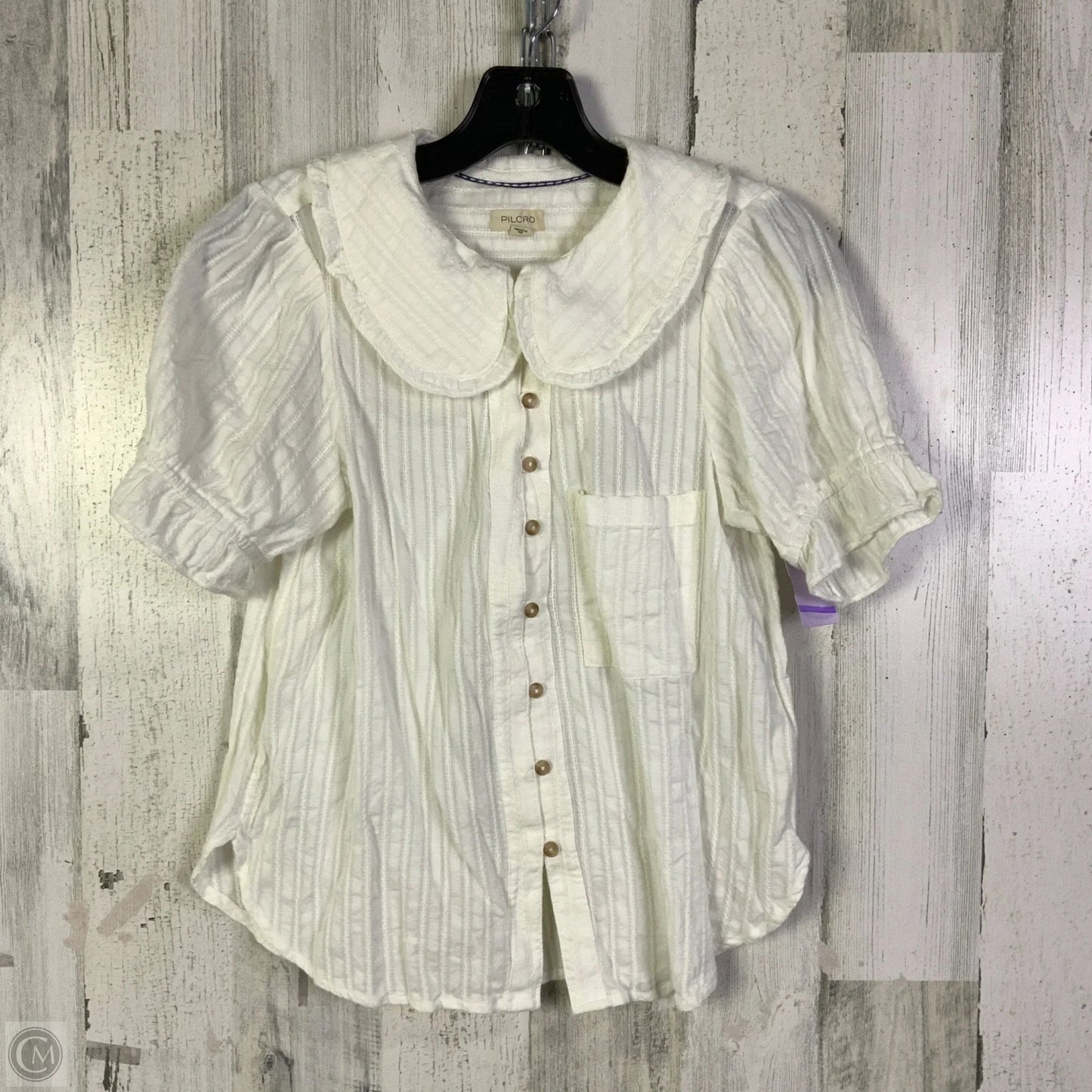 Top Short Sleeve By Pilcro In White, Size: S