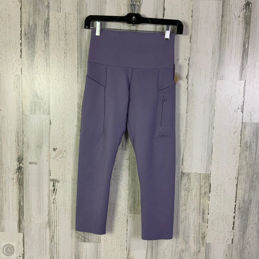 Athletic Leggings Capris By Nike Apparel In Purple, Size: S