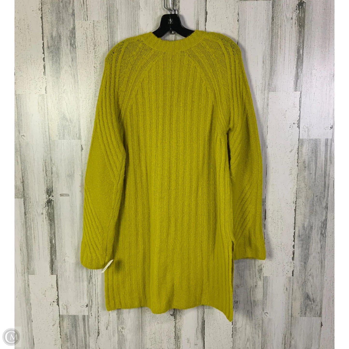 Sweater Cardigan By Moth In Yellow, Size: M