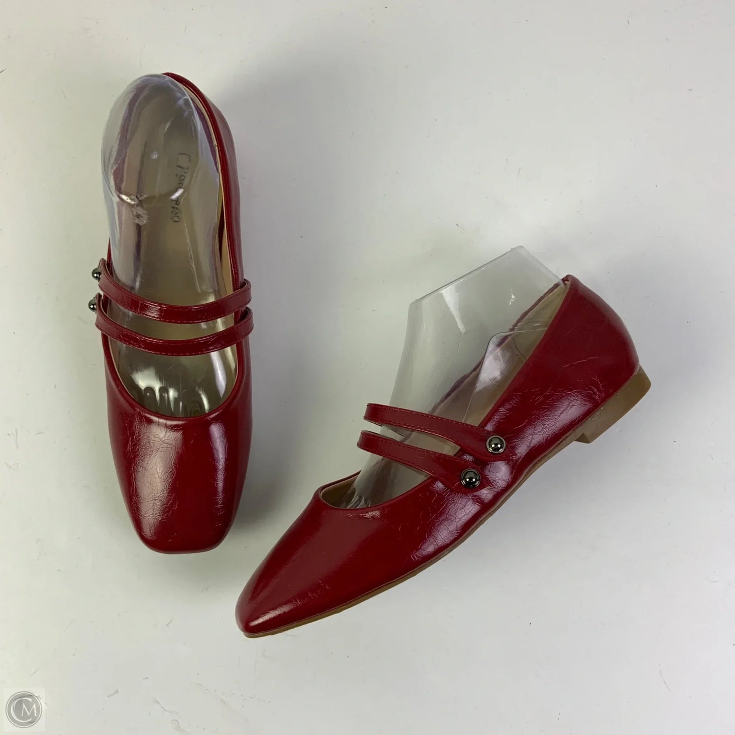 Shoes Flats By Cmc In Red, Size: 8.5