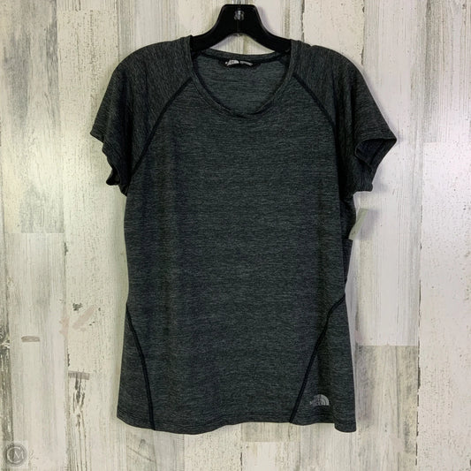 Athletic Top Short Sleeve By The North Face In Grey, Size: L