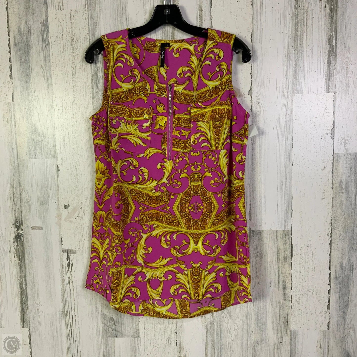 Top Sleeveless By Clothes Mentor In Pink, Size: S