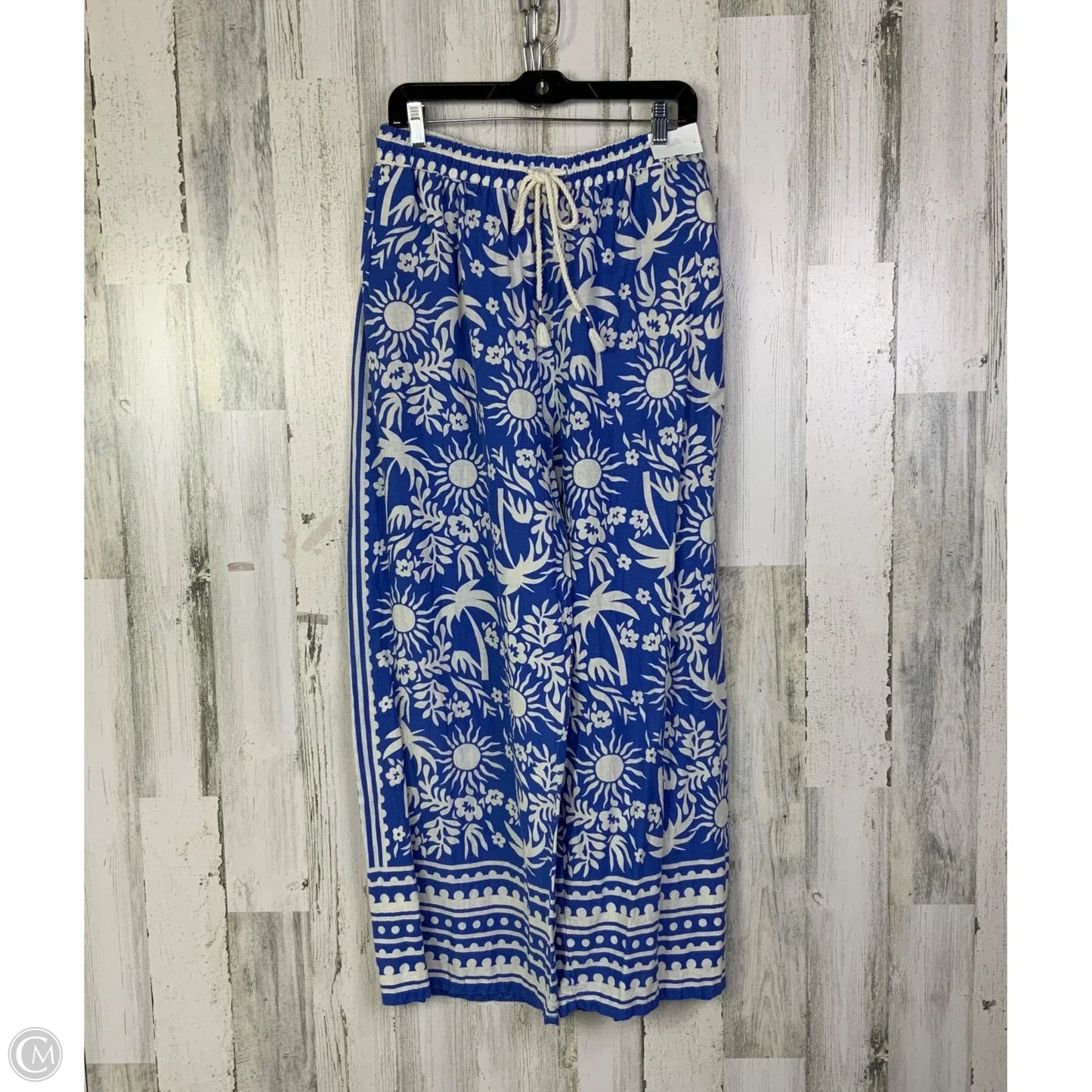 Pants Wide Leg By Calypso St Barth In Black & White, Size: 12