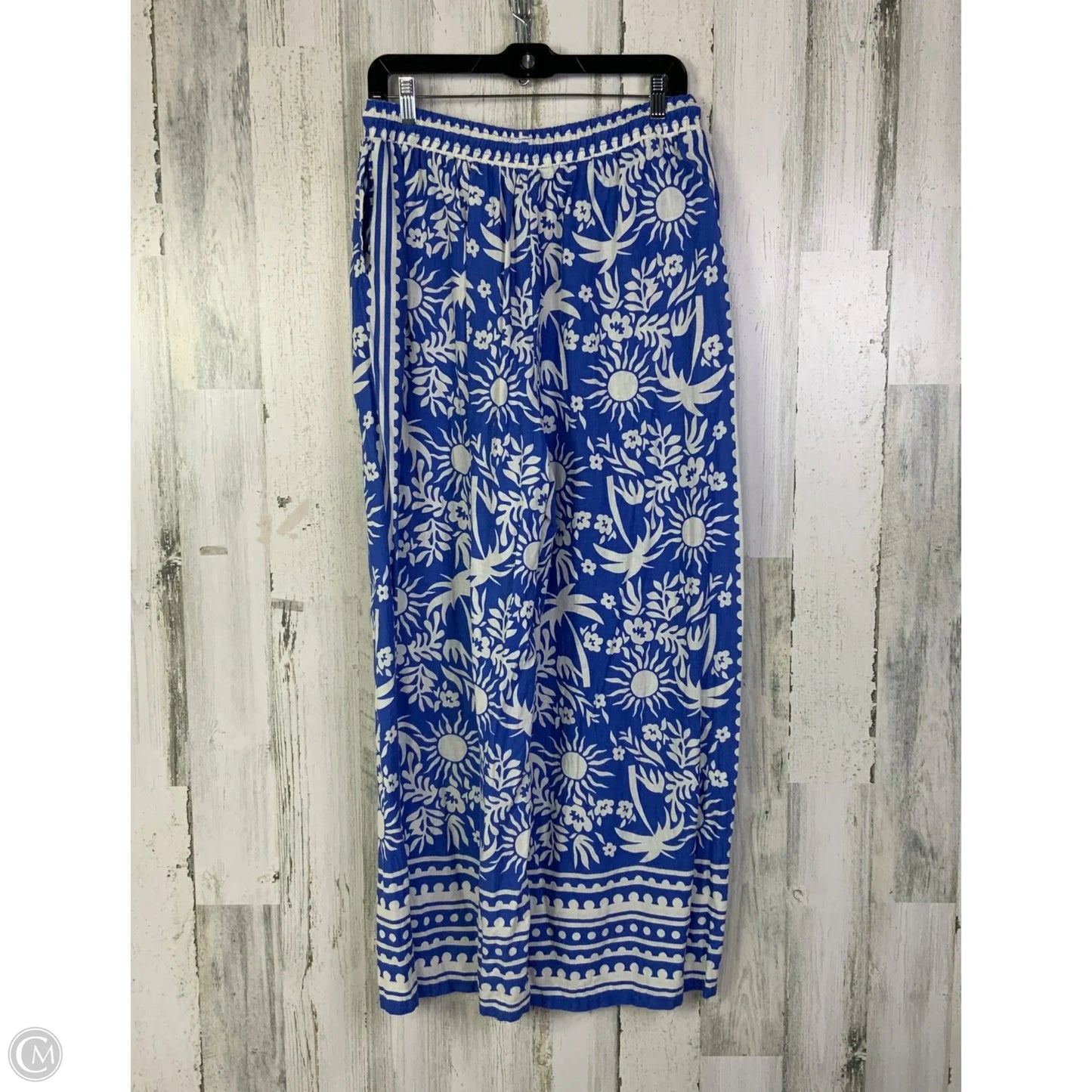 Pants Wide Leg By Calypso St Barth In Black & White, Size: 12