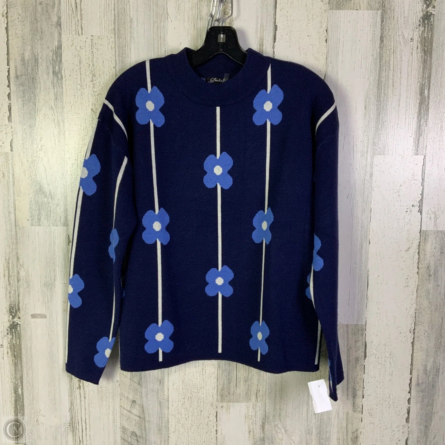Sweater By Charlie B In Navy, Size: M