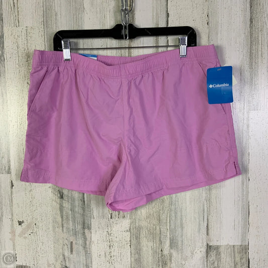 Athletic Shorts By Columbia In Pink, Size: Xl