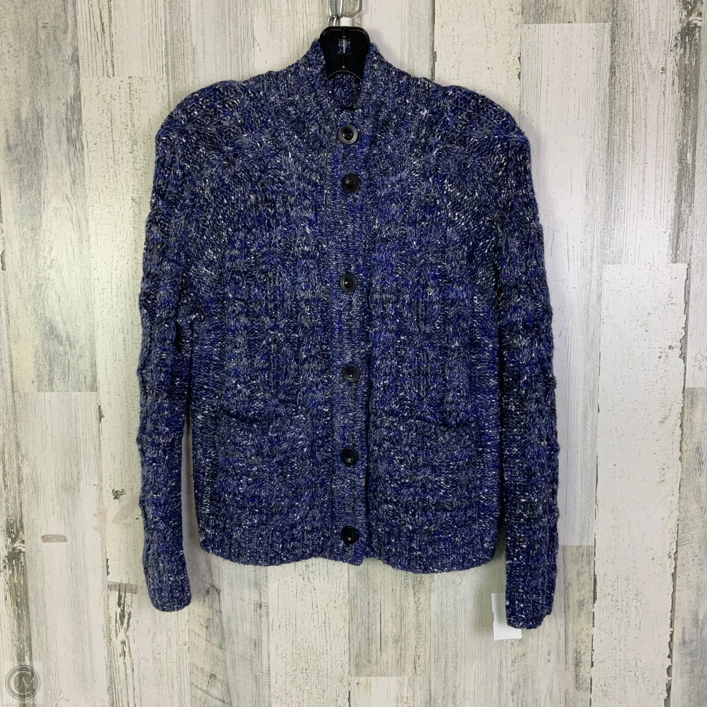 Sweater Cardigan By Talbots In Navy, Size: Sp