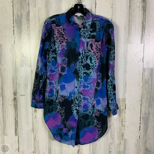 Top Long Sleeve Designer By See By Chloe In Blue, Size: S