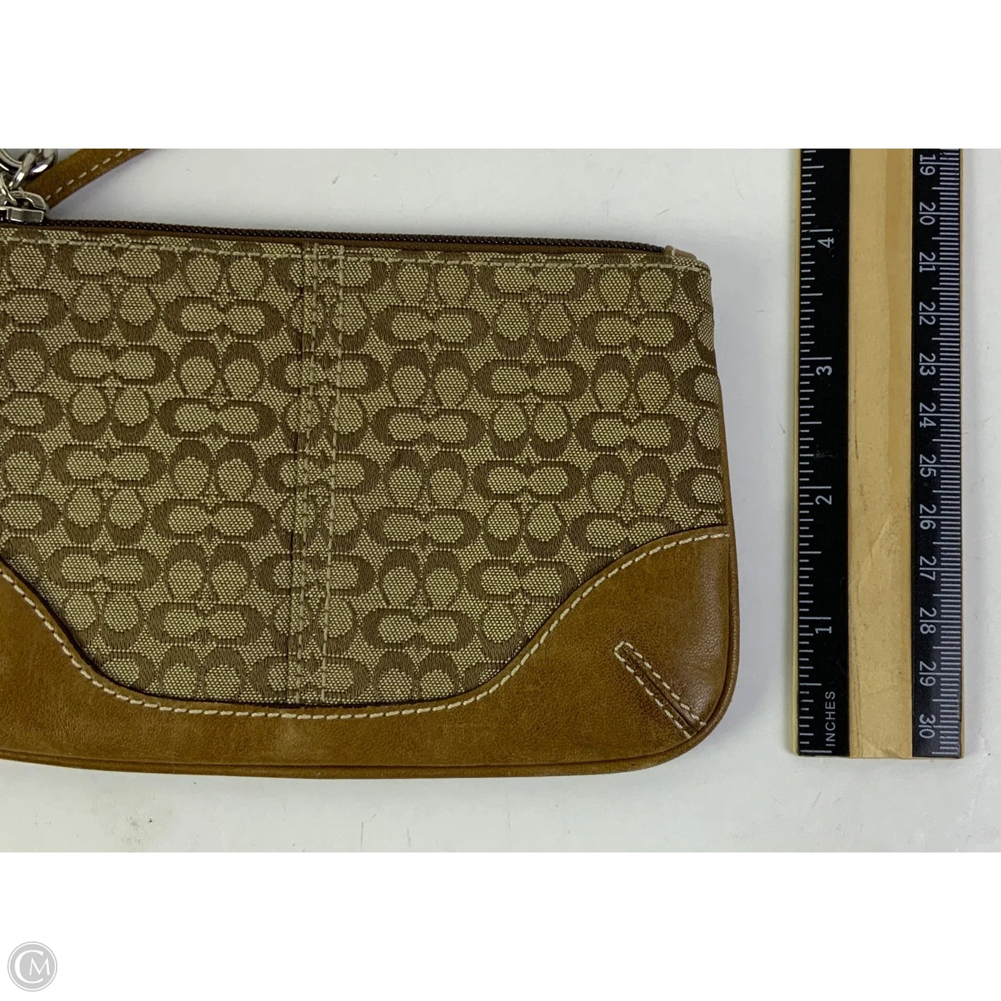 Coin Purse Designer By Coach, Size: Medium