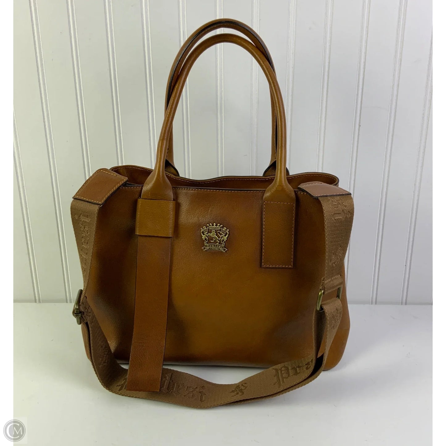 Handbag Leather By Cmc, Size: Medium