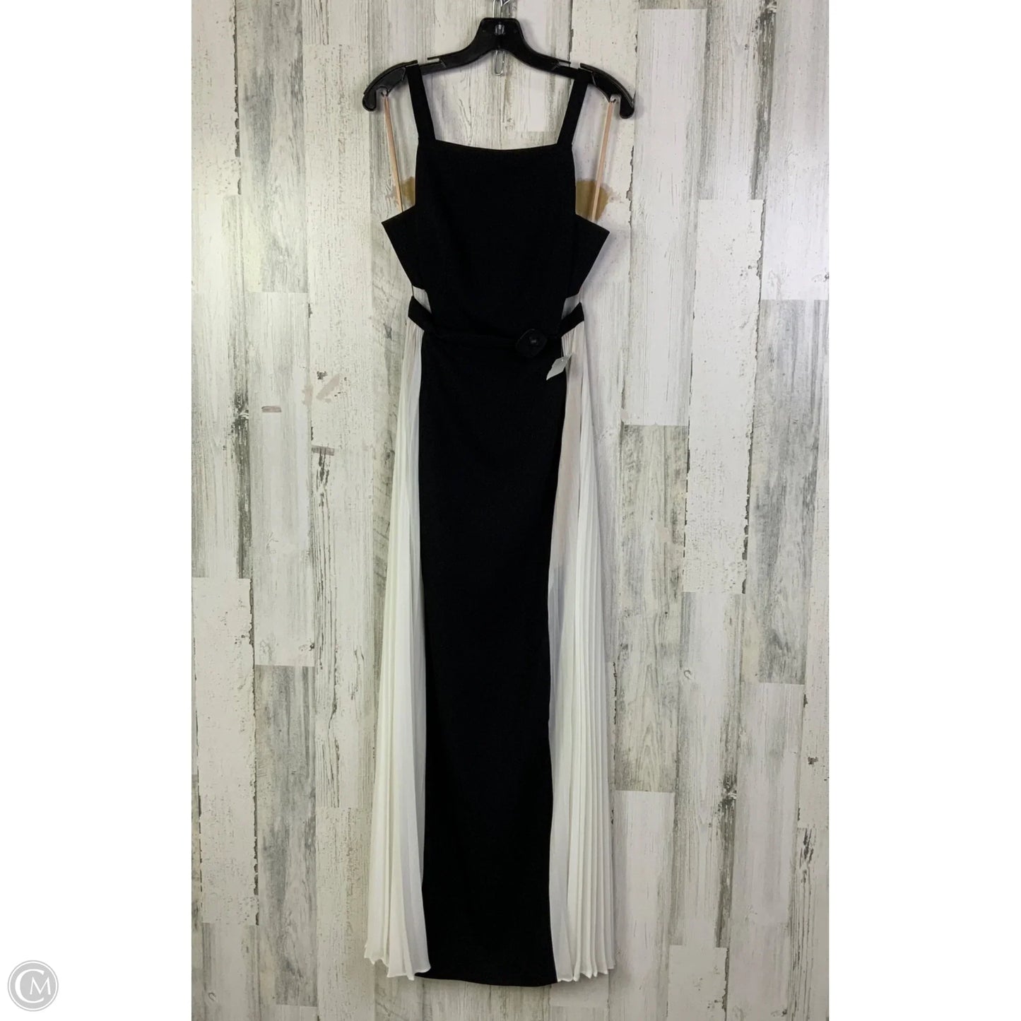 Dress Party Long By Bcbgmaxazria In Black & White, Size: Xs