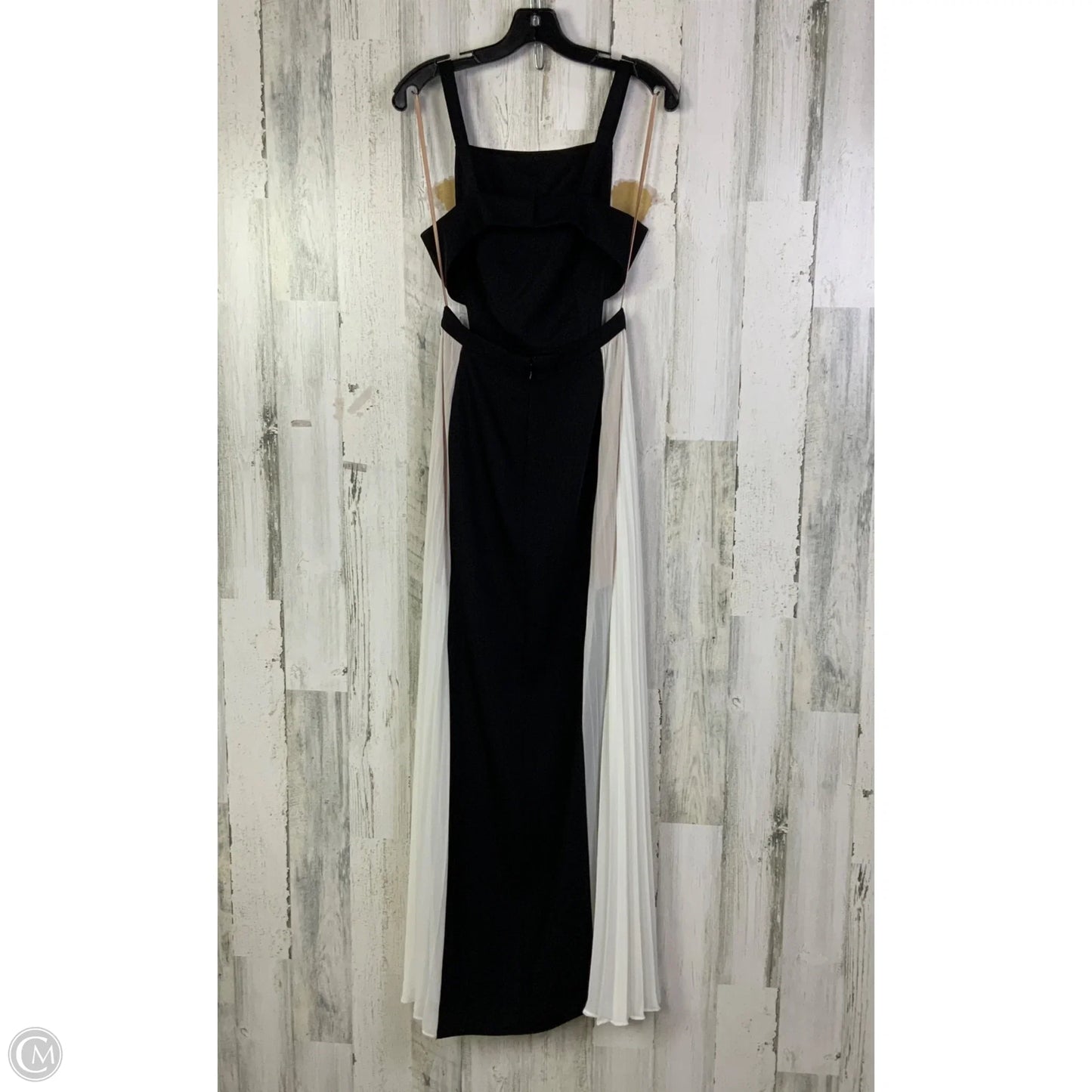 Dress Party Long By Bcbgmaxazria In Black & White, Size: Xs