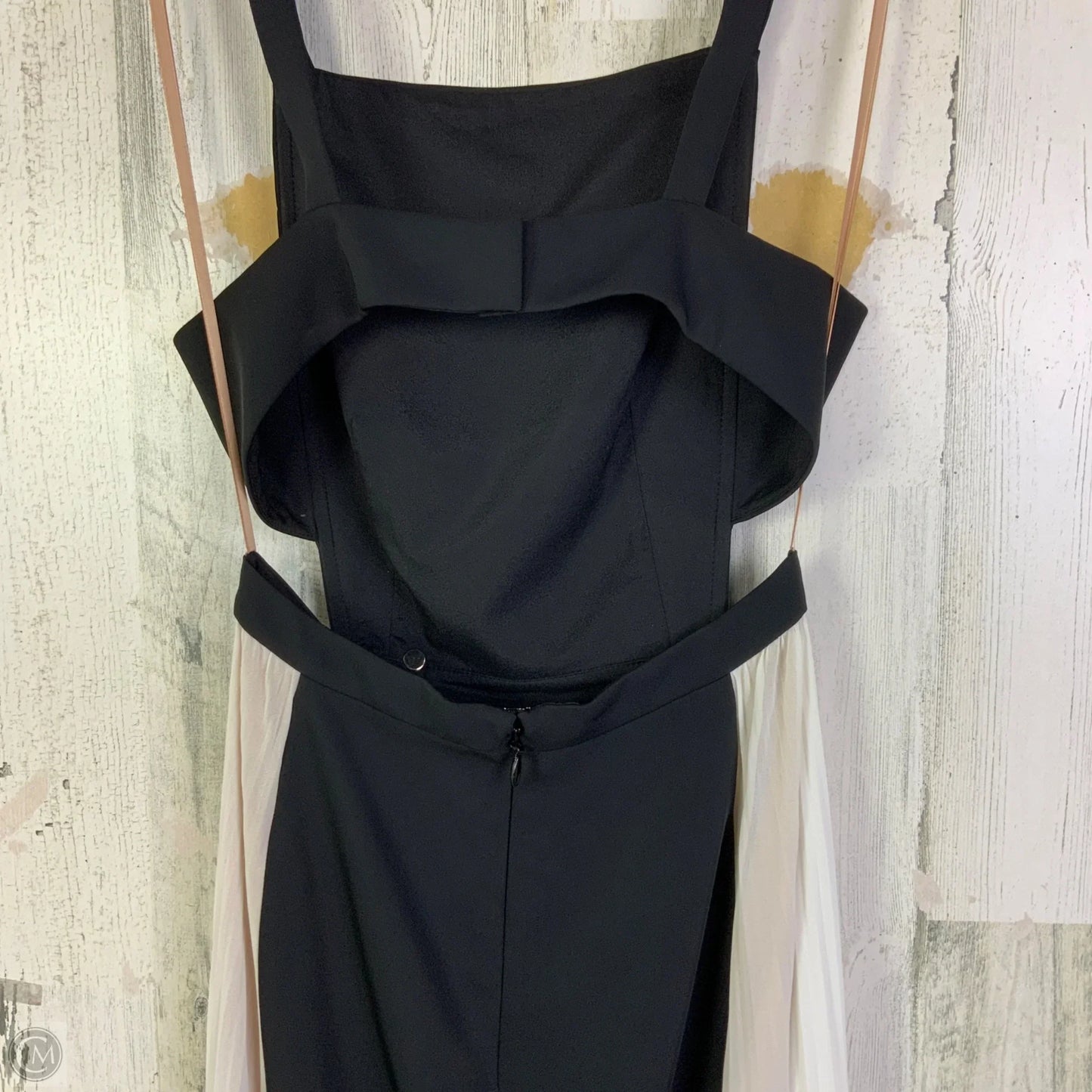 Dress Party Long By Bcbgmaxazria In Black & White, Size: Xs