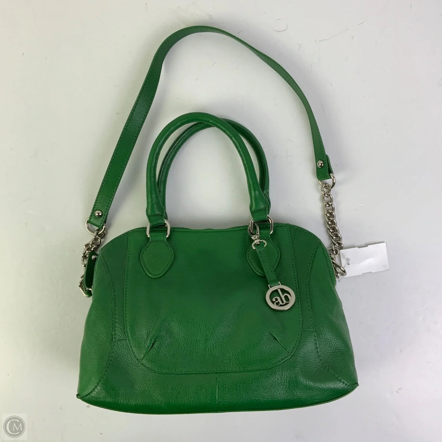 Handbag Leather By Audrey Brooke, Size: Medium