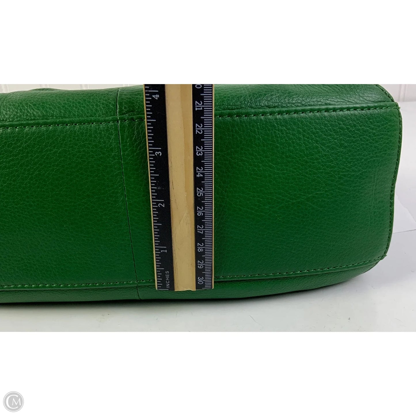 Handbag Leather By Audrey Brooke, Size: Medium