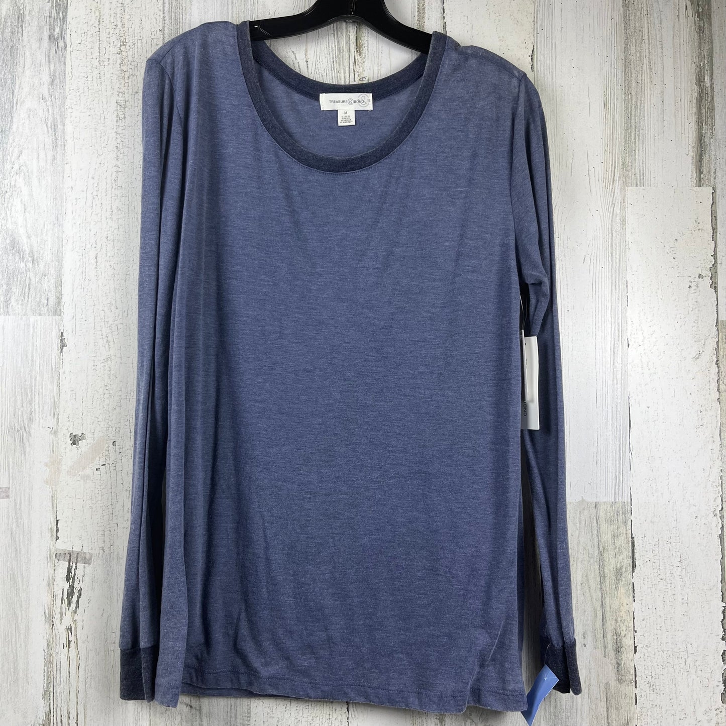 Top Long Sleeve Basic By Treasure And Bond  Size: M