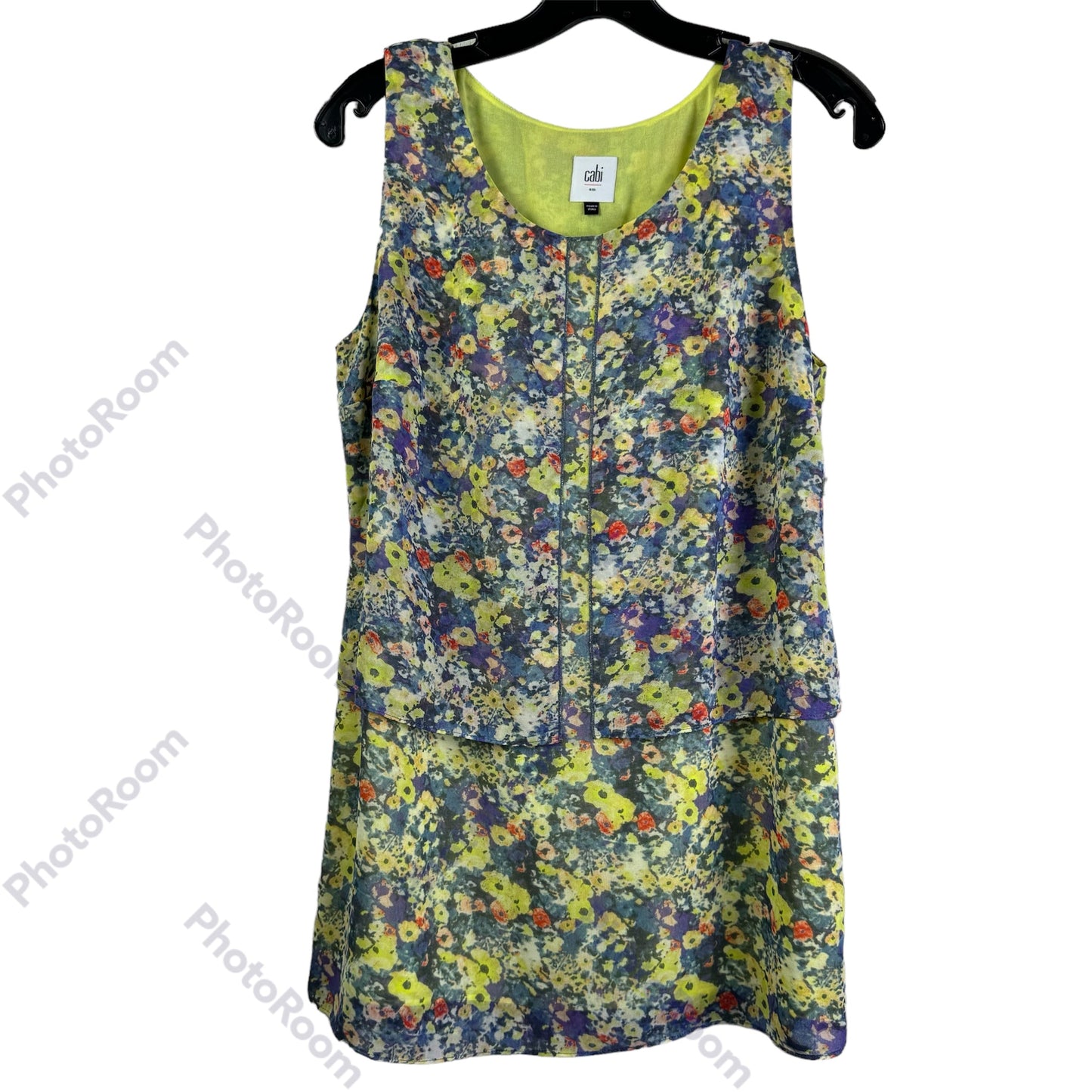 Floral Print Tank Top Cabi, Size S