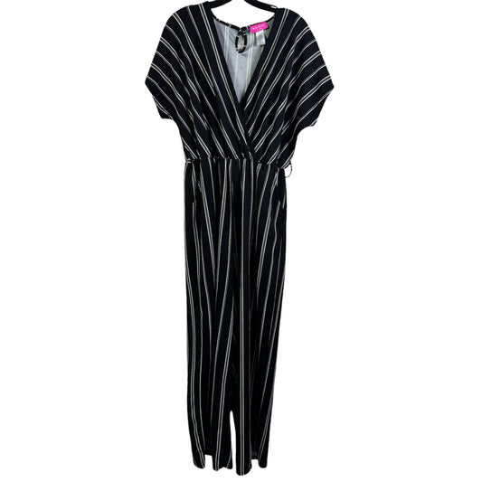 Jumpsuit By Clothes Mentor In Black & White, Size: 2x