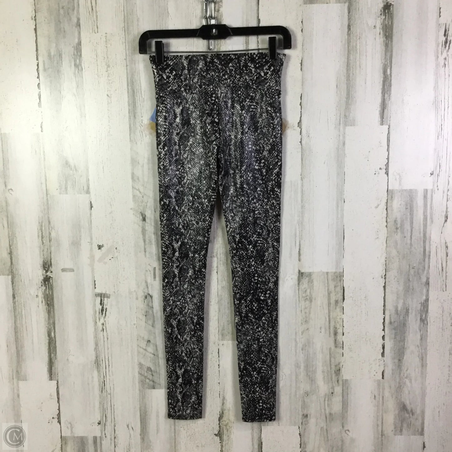 Athletic Leggings By Spanx In Snakeskin Print, Size: S