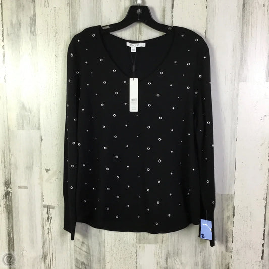 Sweater By Chicos In Black, Size: M