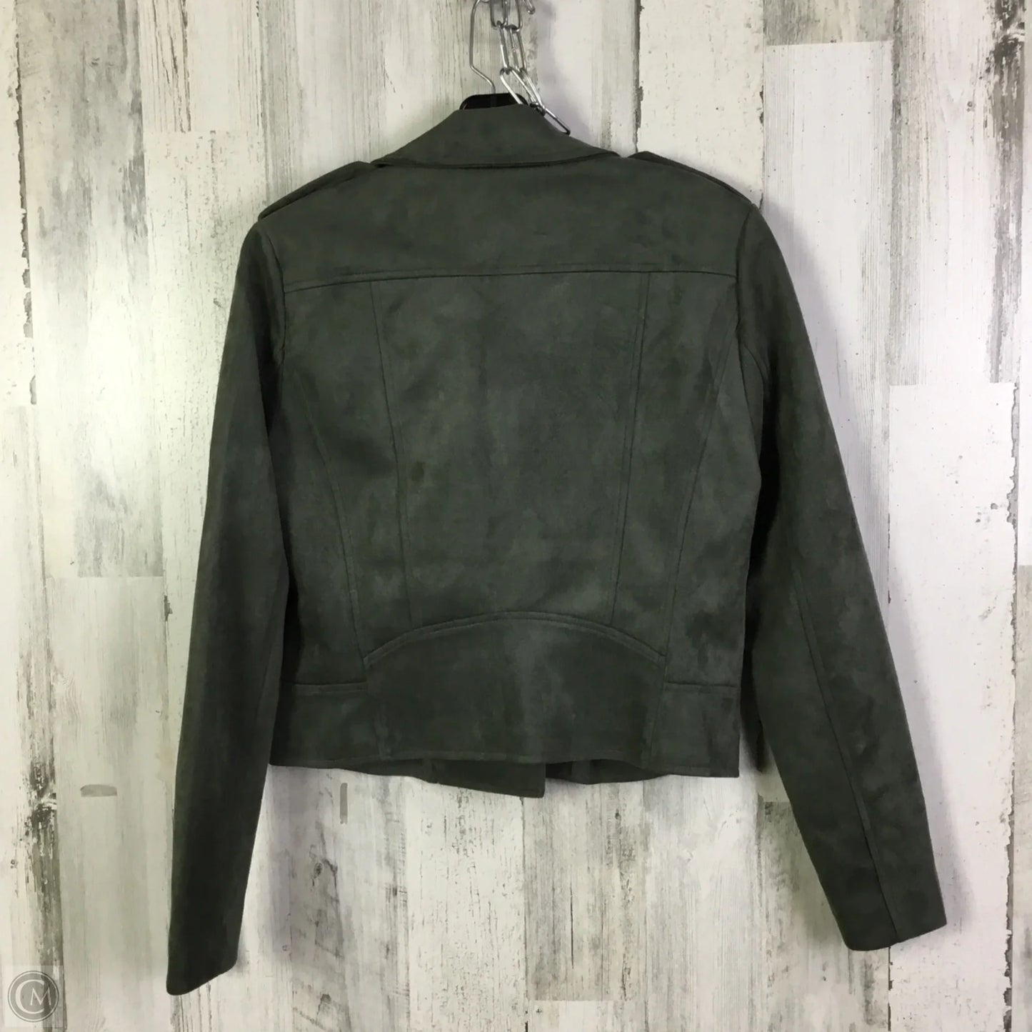 Jacket Moto By Bb Dakota In Grey, Size: S