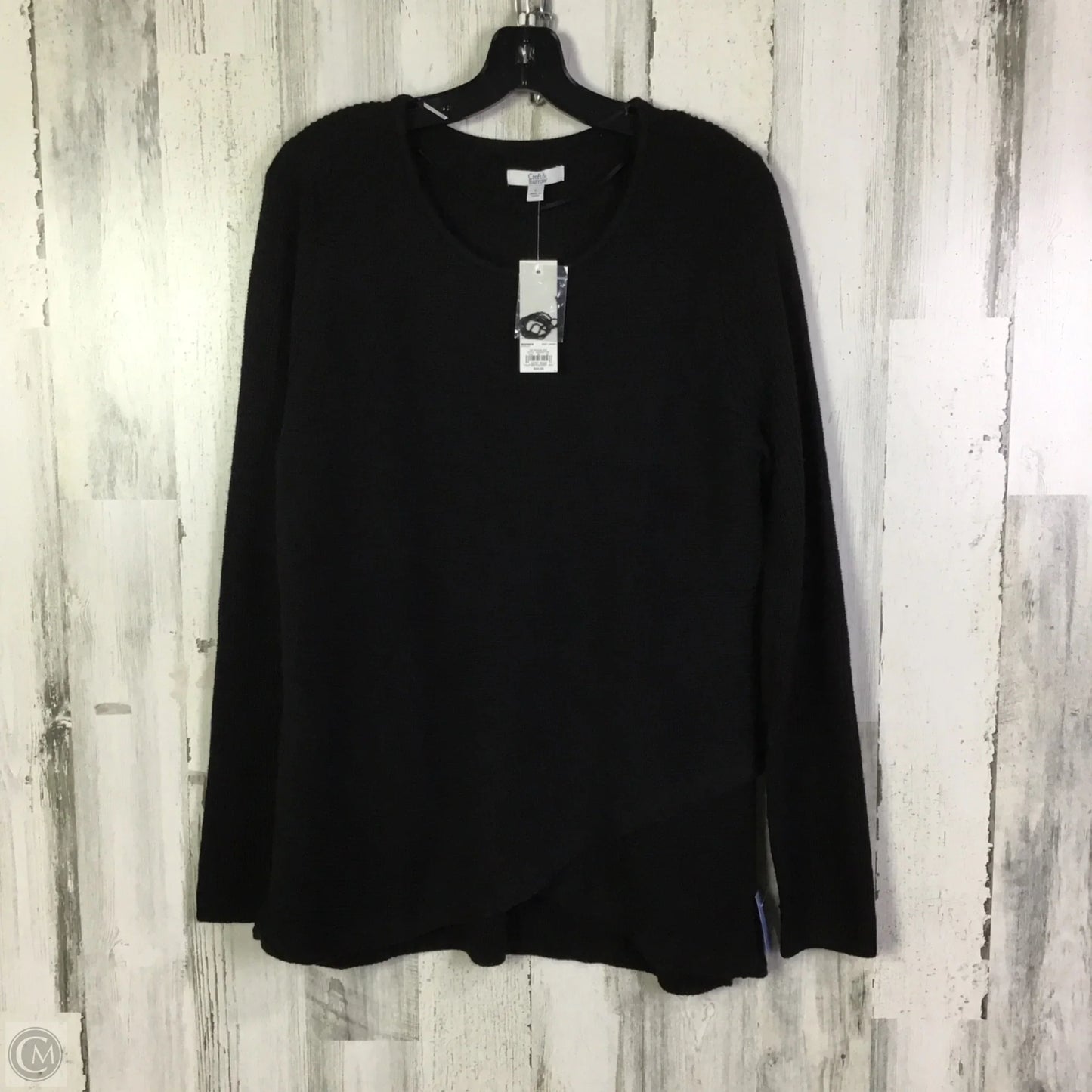 Sweater By Croft And Barrow In Black, Size: L