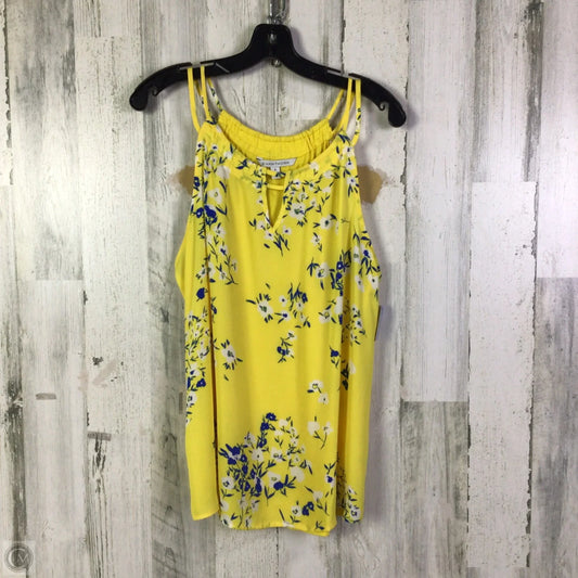 Top Sleeveless By 41 Hawthorn In Yellow, Size: Xl