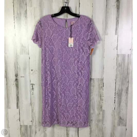 Dress Casual Short By Juicy Couture In Purple, Size: M