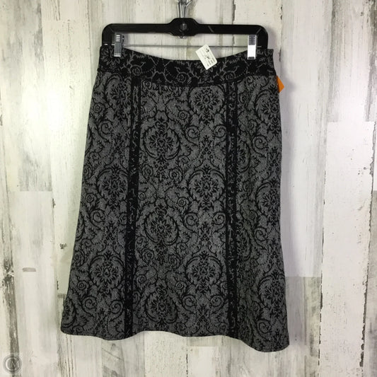 Skirt Midi By Tribal In Black & White, Size: 8