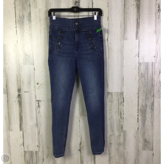 Jeans Skinny By Express In Blue Denim, Size: 2