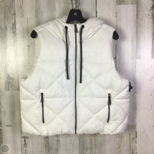 Vest Puffer & Quilted By Calvin Klein In White, Size: L