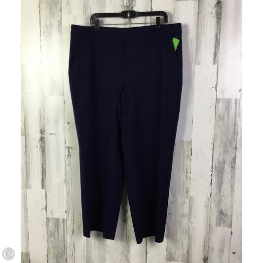Pants Dress By Liverpool In Blue, Size: 20