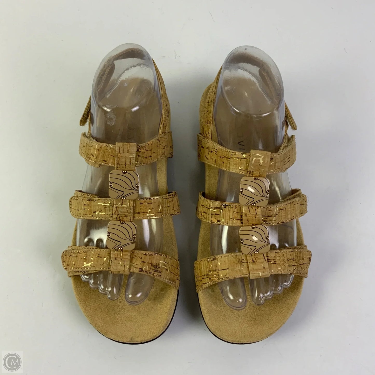 Sandals Flats By Vionic In Tan, Size: 7