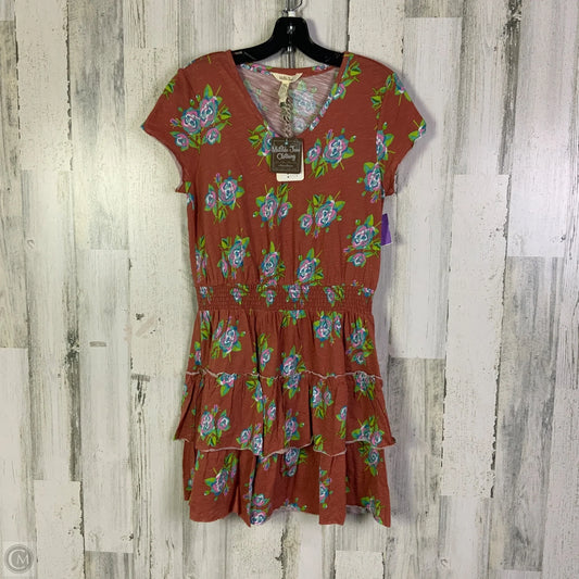 Dress Casual Short By Matilda Jane In Orange, Size: Xs