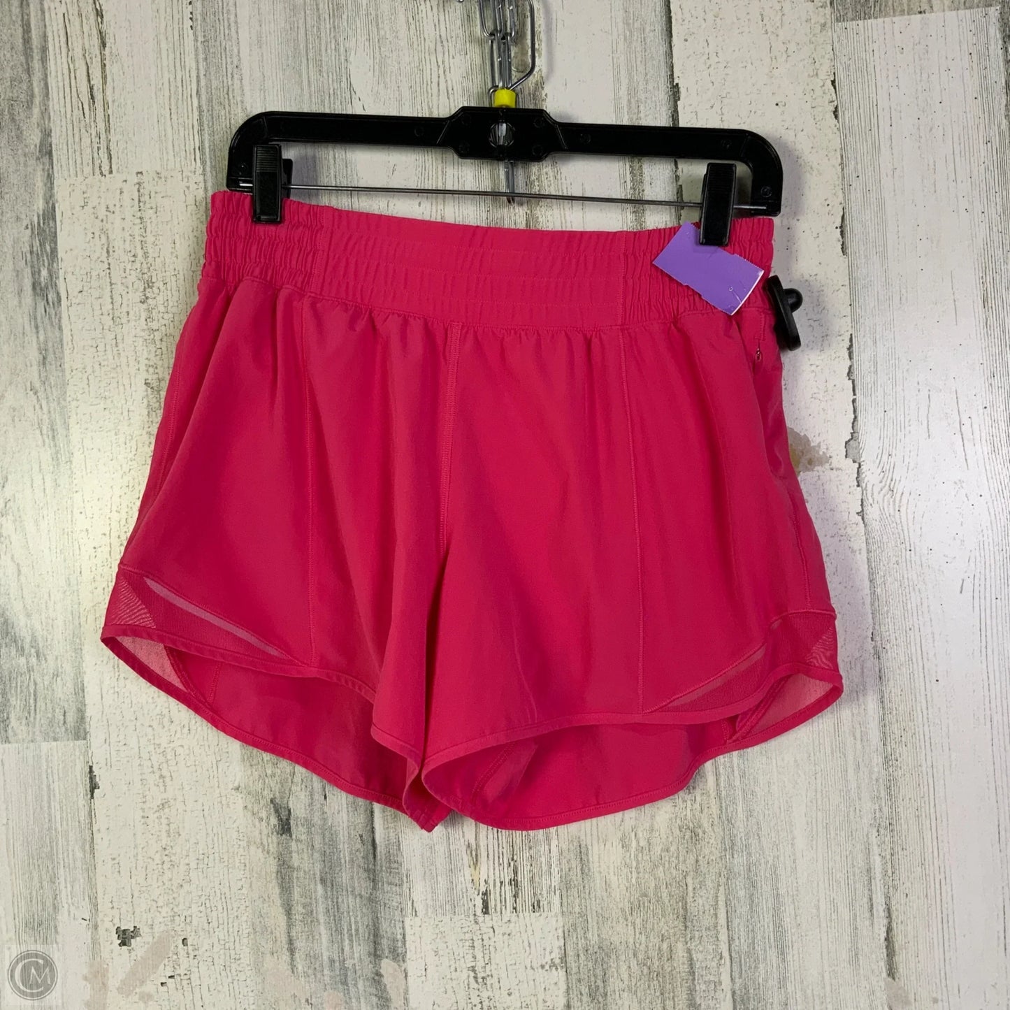 Athletic Shorts By Lululemon In Pink, Size: 8