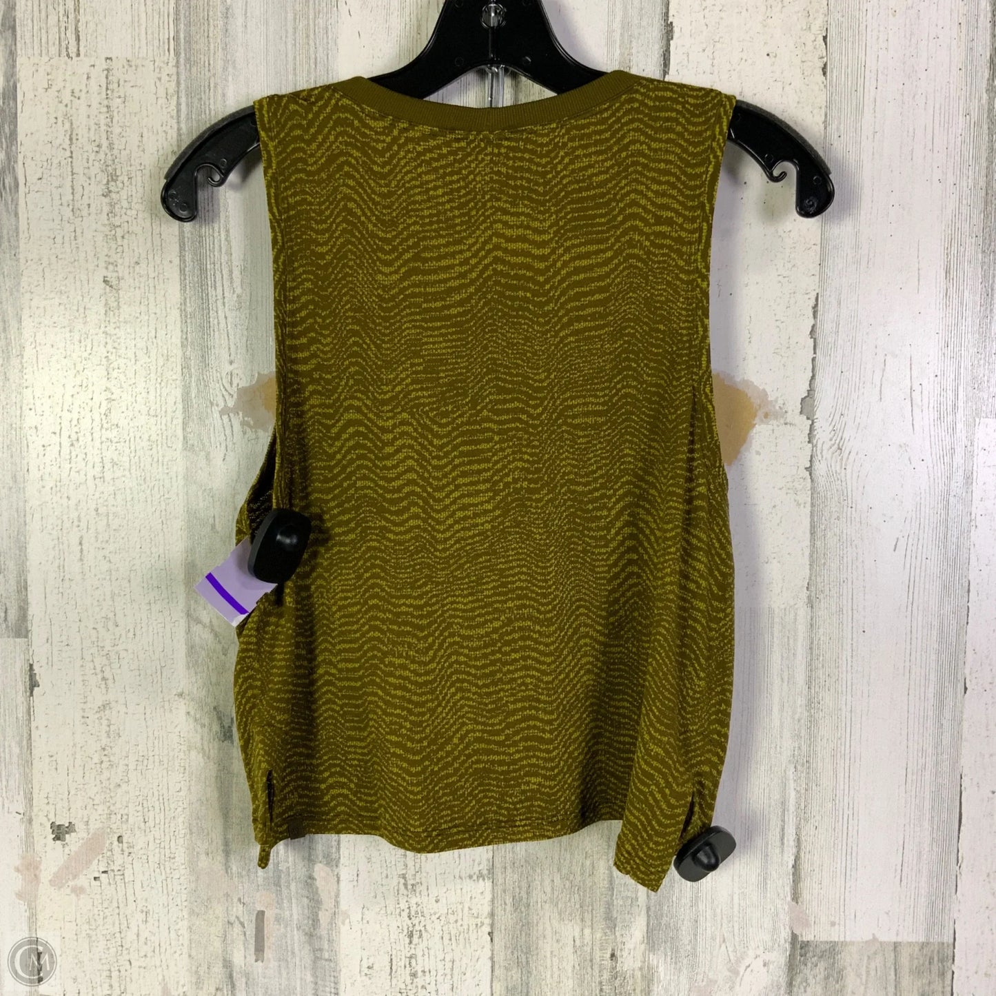 Athletic Tank Top By Lululemon In Chartreuse, Size: 6