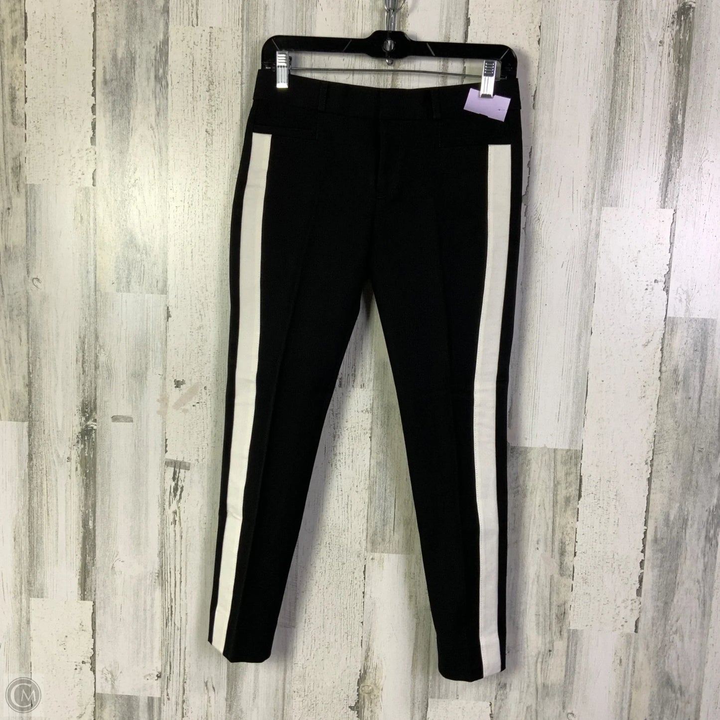 Pants Dress By Banana Republic In Black & White, Size: 0p