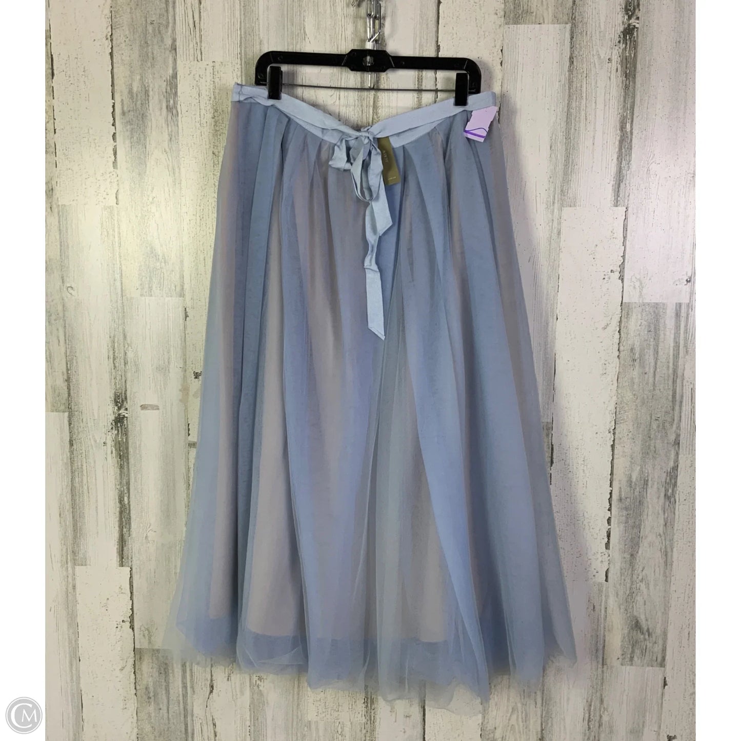 Skirt Maxi By J. Crew In Blue & Tan, Size: 16